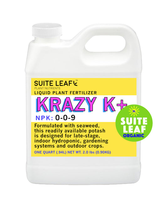 Krazy K+ NPK 0-0-9 Organic Liquid Plant Fertilizer
