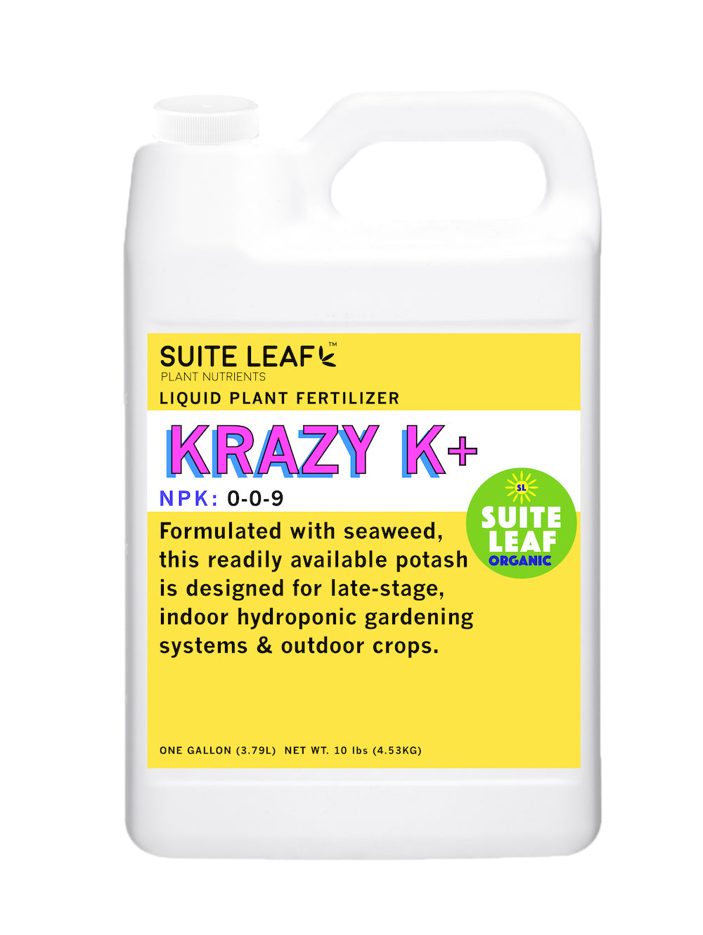 Krazy K+ NPK 0-0-9 Organic Liquid Plant Fertilizer