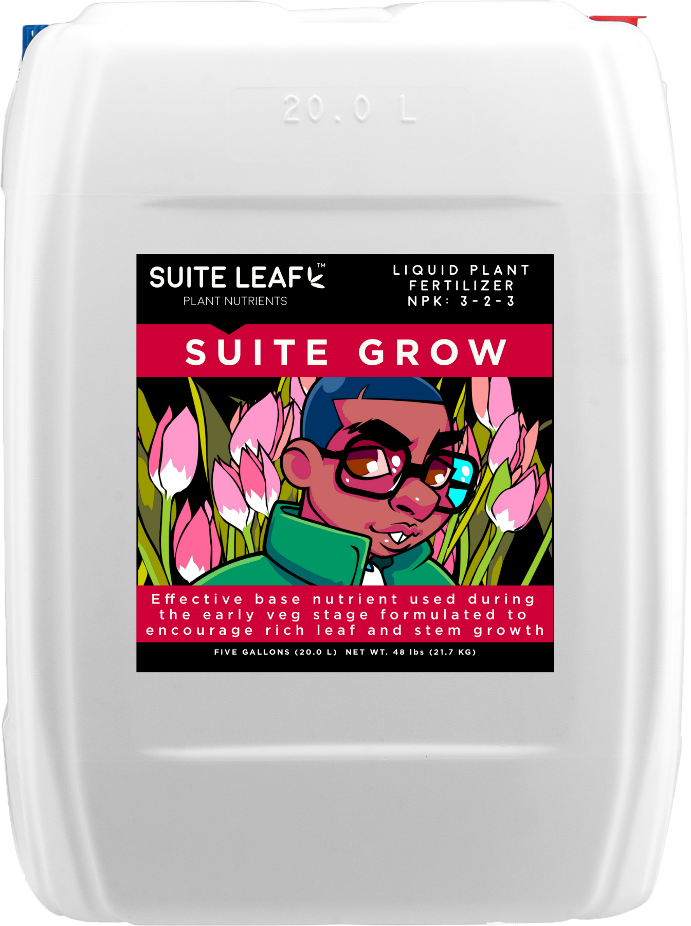 Suite Grow Liquid Hydroponic Fertilizer NPK 3-2-3