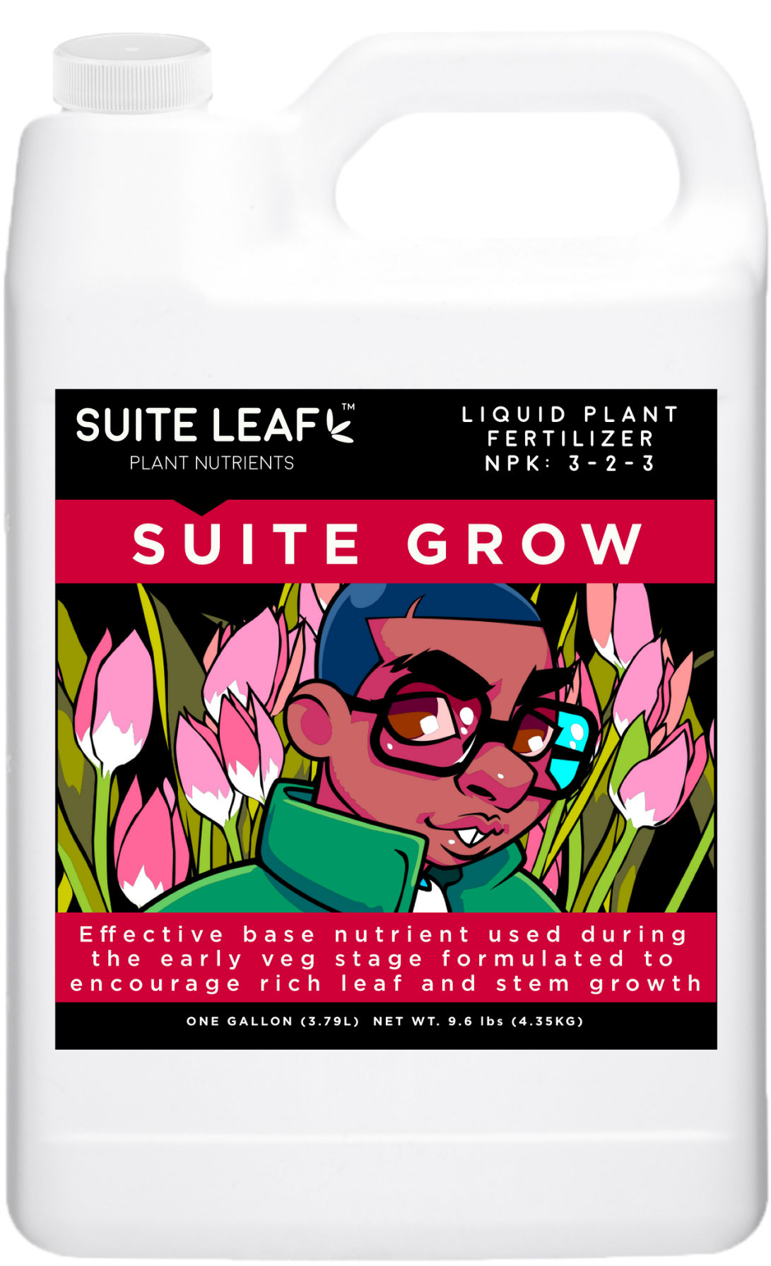 Suite Grow Liquid Hydroponic Fertilizer NPK 3-2-3